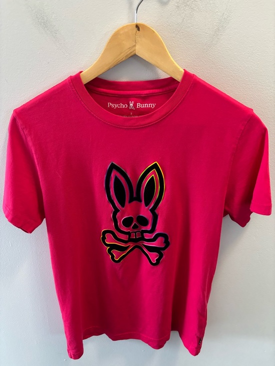 Psycho Bunny Other - Psycho Bunny Tee Skull Bunny Graphic Design Fuchsia T-Shirt Sz 3(XS) Streetwear